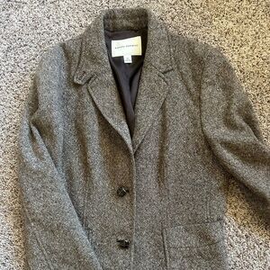 Banana Republic Women's Gray Tweed Blazer